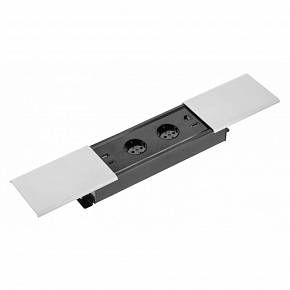 Блок розеток врезной PRESTINO 2 розетки AE-PB2SPRES-53 (Schuko), 2xUSB A+C, RJ45, HDMI, серый, с проводом 1,5 м — купить оптом и в розницу в интернет магазине GTV-Meridian.